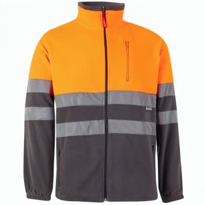 VL EROS. Zweifarbige Fleecejacke (280g/m²), aus Polyester (100%)