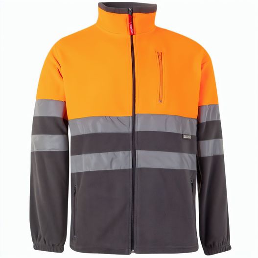 VL EROS. Zweifarbige Fleecejacke (280g/m²), aus Polyester (100%) (Bild 1)