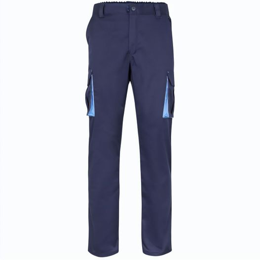 VL HYPNOS. Zweifarbige Twill-Hose mit mehreren Taschen (200 g/m²), aus Baumwolle (35 %) und Polyester (65 %) (Bild 1)