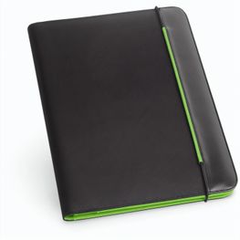 Produktabbildung FITZGERALD. A4 Schreibmappe aus PU und 800D mit linierte Seiten Schreibblock FITZGERALD. A4 Schreibmappe aus PU und 800D mit linierte Seiten Schreibblock