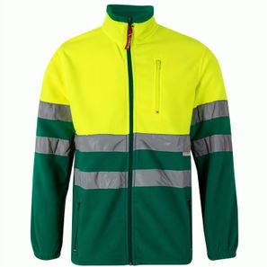 VL EROS LARGE. Zweifarbige Fleecejacke (280g/m²), aus Polyester (100%)