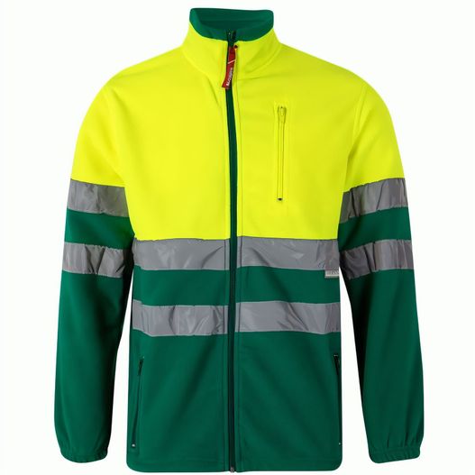 Produktabbildung VL EROS LARGE. Zweifarbige Fleecejacke (280g/m²), aus Polyester (100%) VL EROS LARGE. Zweifarbige Fleecejacke (280g/m²), aus Polyester (100%) (Bild 1)