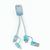 BERNERS. Superschnelles 6-in-1-USB-Kabel aus recyceltem PET (100% rPET) (Bild 1)