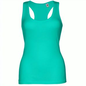 THC TIRANA. Ärmelloses Baumwoll-T-Shirt für Frauen