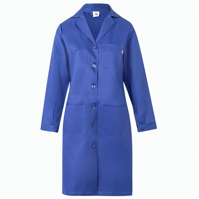 VL RAMA. Langärmeliger Kittel (175 g/m²), aus Baumwollköper (35 %) und Polyester (65 %)