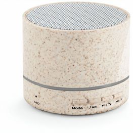RE-LINEU. Lautsprecher mit 3W und 4h30m Akkulaufzeit aus Strohfaser Recyceltes ABS (100% rABS)