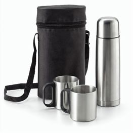 DURANT. Set aus Edelstahl-Thermoskanne und Becher