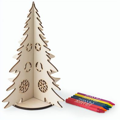 PINERY. Zerlegbarer Weihnachtsbaum aus Holz zum Bemalen