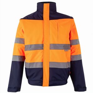 VL JUPITER. Zweifarbige Steppjacke (180g/m²) aus Polyester (100%) mit PU-Beschichtung