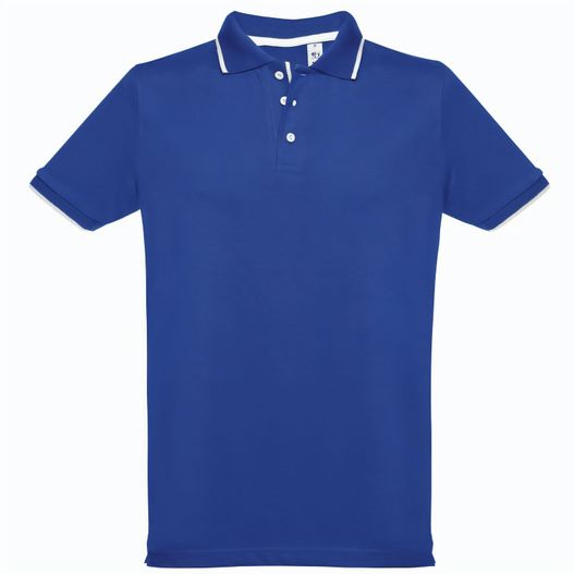 THC ROME. Zweifarbiges Baumwoll-Poloshirt für Herren (Bild 1)