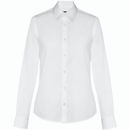 Produktabbildung THC PARIS WOMEN WH. Langärmeliges Popeline-Hemd für Frauen. Weiße Farbe THC PARIS WOMEN WH. Langärmeliges Popeline-Hemd für Frauen. Weiße Farbe (Bild 1)