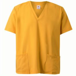 VL FLORA. Kurzarm-Tunika (140 g/m²), aus 100 % Mikrofaser