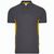 VL SUPAY. Zweifarbiges Piqué-Poloshirt (180 g/m²), kurzärmelig, aus Baumwolle (60%) und Polyester (40%)