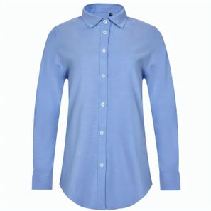VL PRITHVI WOMEN. Hemd Oxford (180 g/m²) für Damen, aus Baumwolle (50 %), Polyester (45 %) und Elasthan (5 %)