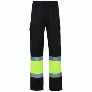 VL POSEIDON LARGE. Zweifarbige Twill-Hose mit mehreren Taschen (210 g/m²), aus Baumwolle (20%) und Polyester (80%)