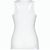 THC TIRANA WH. Ärmelloses Damen-T-Shirt aus Baumwolle. Farbe Weiß (Bild 2)