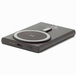 WRIGHT 5. Magnetische Powerbank mit Schnellladefunktion aus recyceltem Aluminium und recyceltem ABS, 5'000 mAh