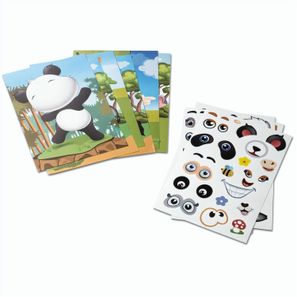 MADAGASCAR. Sticker-Set mit sechs Blättern