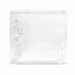 VALENTINA. Kulturbeutel aus transparentem PVC