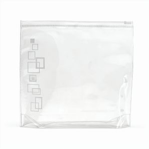 VALENTINA. Kulturbeutel aus transparentem PVC