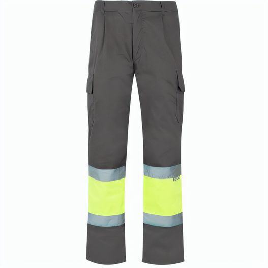 VL ATHENA. Zweifarbige Hose aus Twill (210 g/m²), gefüttert, mit mehreren Taschen, aus Baumwolle (20%) und Polyester (80%) (Bild 1)