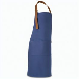 VESPER. Schürze aus 100% Canvas-Baumwolle (300 g/m²) mit Metalldetails