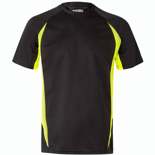 VL SLAYER. Zweifarbiges technisches T-Shirt mit Bird-Eye-Design (160 g/m²), aus Polyester (100%)