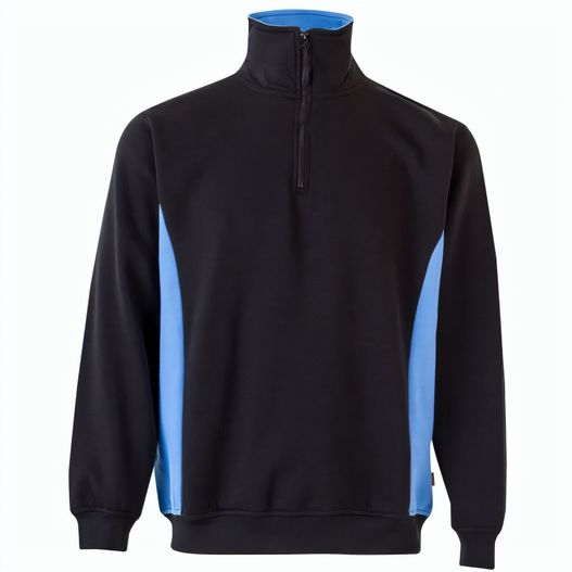 Produktabbildung VL SVAROG. Zweifarbiges Frottee-Sweatshirt (260 g/m²), aus Polyester (65 %) und Baumwolle (35 %) VL SVAROG. Zweifarbiges Frottee-Sweatshirt (260 g/m²), aus Polyester (65 %) und Baumwolle (35 %) (Bild 1)