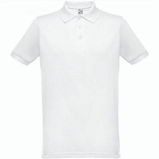 THC BERLIN WH. Kurzärmeliges Herren-Poloshirt. Farbe Weiß (Bild 1)