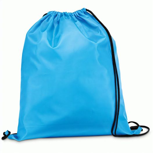 Produktabbildung CARNABY. 210D Rucksacktasche mit schwarzen Zugbändern CARNABY. 210D Rucksacktasche mit schwarzen Zugbändern (Bild 1)