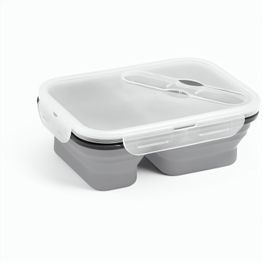 Produktabbildung DILL. Faltbare hermetische Frischhaltebox aus Silikon und PP (480 und 760 mL) DILL. Faltbare hermetische Frischhaltebox aus Silikon und PP (480 und 760 mL)