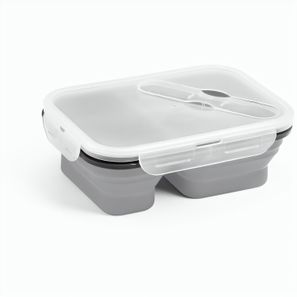 DILL. Faltbare hermetische Frischhaltebox aus Silikon und PP (480 und 760 mL)