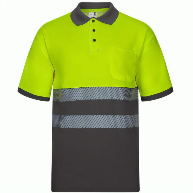 Produktabbildung VL ACHELOUS. Zweifarbiges Piqué-Poloshirt (150g/m²) mit kurzen Ärmeln, aus Baumwolle (55%) und Polyester (45%) VL ACHELOUS. Zweifarbiges Piqué-Poloshirt (150g/m²) mit kurzen Ärmeln, aus Baumwolle (55%) und Polyester (45%)