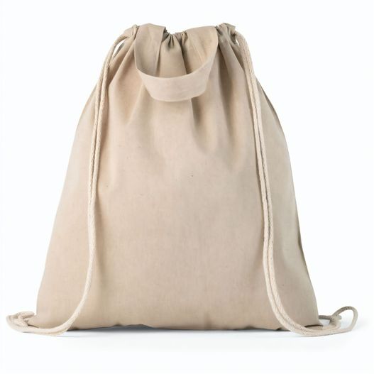 RISSANI. Tragetasche/Turnbeutel (2in1) aus recycelter Baumwolle (70%) und polyester (30% rPET) (140 g/m²) (Bild 1)