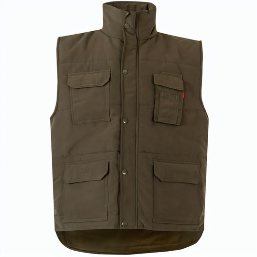 VL MEFITIS. Steppweste mit mehreren Taschen (220g/m²), aus Polyester (100%) (Bild 1)