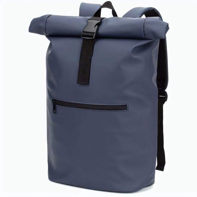 PORTLAND. Roll-Top-Rucksack aus PU mit Laptopfach, 16“