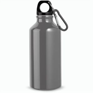 LANDSCAPE S. Aluminium-Sportflasche mit Karabiner 400 ml