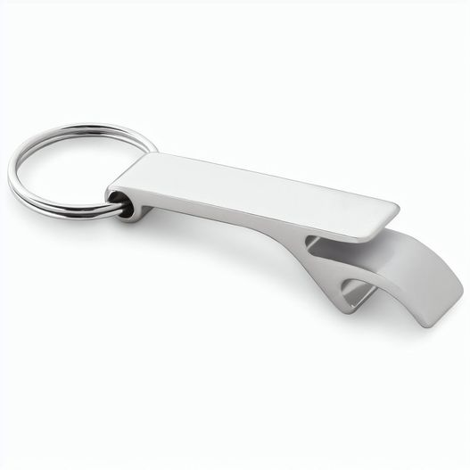 RE-BAITT. Schlüsselanhänger mit Kapselöffner aus recyceltem Aluminium (Bild 1)