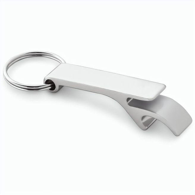 RE-BAITT. Schlüsselanhänger mit Kapselöffner aus recyceltem Aluminium