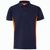 VL SUPAY. Zweifarbiges Piqué-Poloshirt (180 g/m²), kurzärmelig, aus Baumwolle (60%) und Polyester (40%)