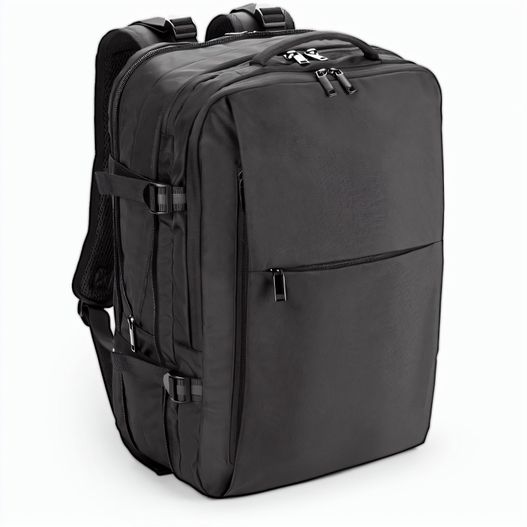 Produktabbildung DALLAS. Hochverdichteter Reiserucksack aus recyceltem 600D-Polyester für 17.3"-Laptop DALLAS. Hochverdichteter Reiserucksack aus recyceltem 600D-Polyester für 17.3"-Laptop (Bild 1)