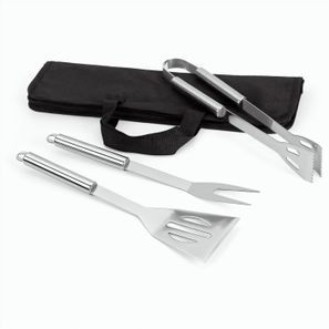 SOARES. Grill - Set aus Edelstahl 3-teilig bestehend