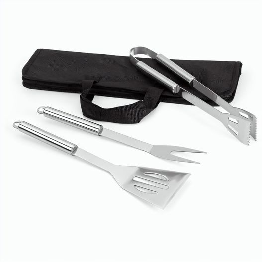 SOARES. Grill - Set aus Edelstahl 3-teilig bestehend (Bild 1)
