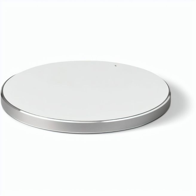JOULE. Chnelles 10W wireless Ladegerät aus 100 % recyceltes ABS (100% rABS) und 100 % recyceltes Aluminium (100% rAL)