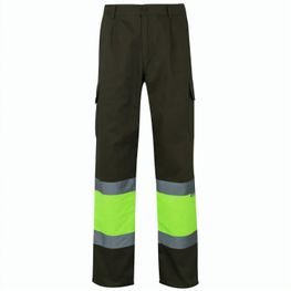 VL POSEIDON LARGE. Zweifarbige Twill-Hose mit mehreren Taschen (210 g/m²), aus Baumwolle (20%) und Polyester (80%)