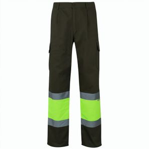 VL POSEIDON LARGE. Zweifarbige Twill-Hose mit mehreren Taschen (210 g/m²), aus Baumwolle (20%) und Polyester (80%)