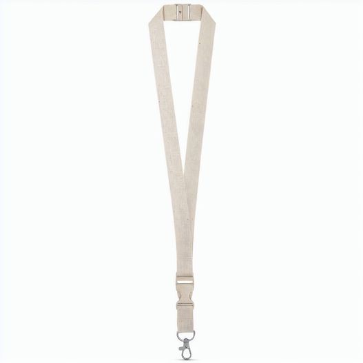 Produktabbildung BALLINA. Lanyard aus 100% Baumwolle mit Metallkarabiner BALLINA. Lanyard aus 100% Baumwolle mit Metallkarabiner (Bild 1)