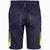 VL HEMERA. Zweifarbige Stretch-Bermudashorts mit mehreren Taschen (240 g/m²) aus Baumwolle (46 %), EME (38 %) und Polyester (16 %) (Bild 2)
