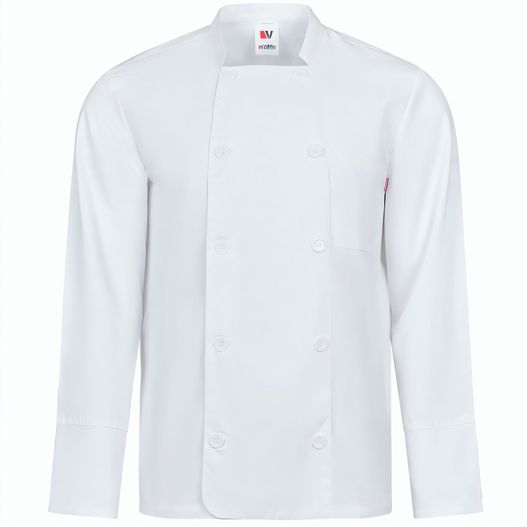 VL KALI. Langärmelige Kochjacke (175 g/m²), aus Baumwolle (35 %) und Polyester (65 %) (Bild 1)