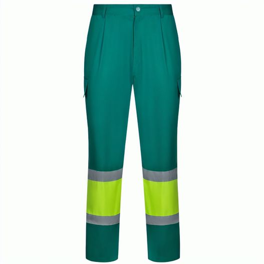 VL ARTEMIS. Zweifarbige Hose aus Twill (190g/m²), Baumwolle (20%) und Polyester (80%) (Bild 1)